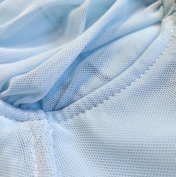 Baby Blue Tule Corset. - Picture 3 of 3